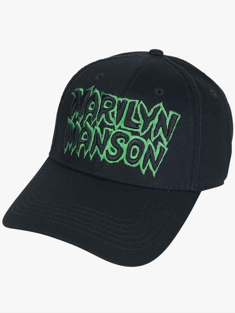 Marilyn Manson Embroidered Logo Baseball Hat